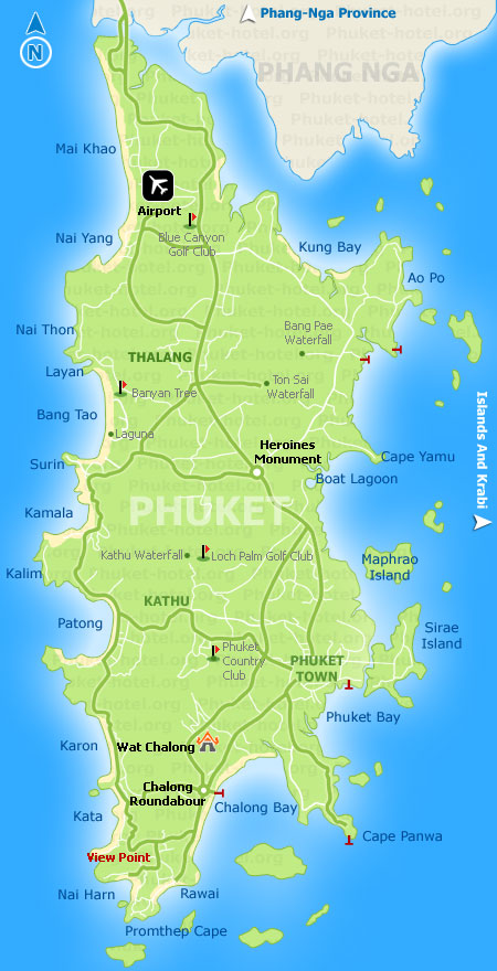 普吉地圖