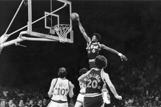1977年NBA全明星賽（左1）