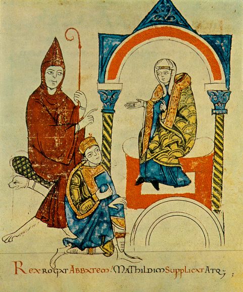 亨利四世向馬蒂爾德及克呂尼的休請求調停。