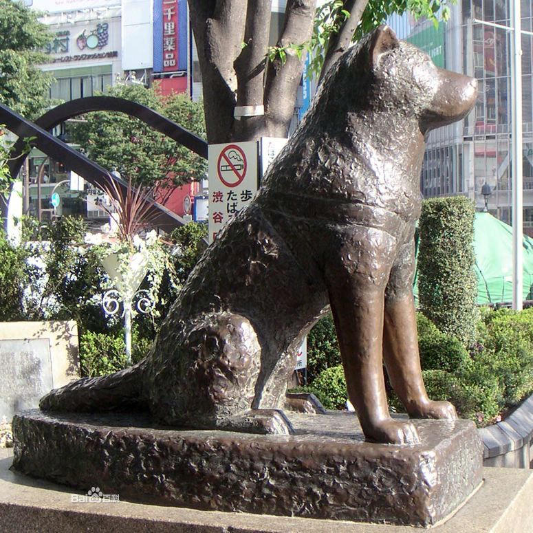 位於東京澀谷的八公塑像