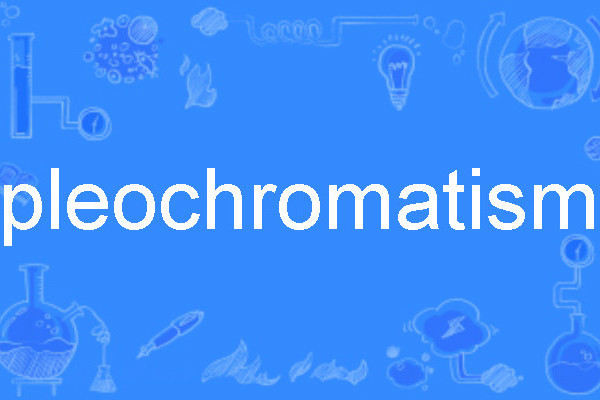 pleochromatism