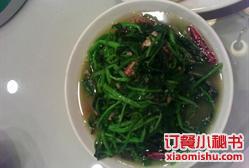 蝦爬子炒菠菜