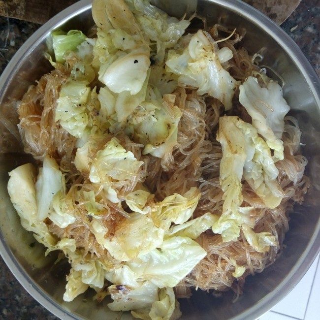 椰菜炒冬粉 椰菜炒冬粉