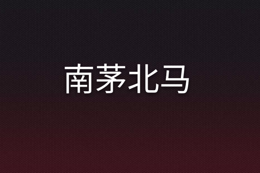 南茅北馬 南茅北馬