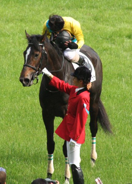 策騎伏特加騎師四位洋文勝出東京優駿