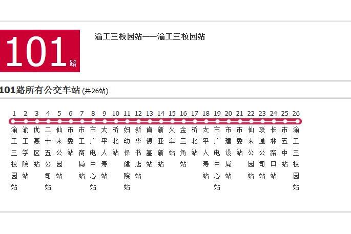 新余公交101路 新余公交101路