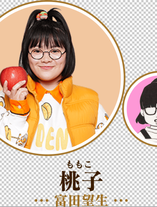 桃子(《美食偵探明智五郎》中的角色) 桃子(《美食偵探明智五郎》中的角色)
