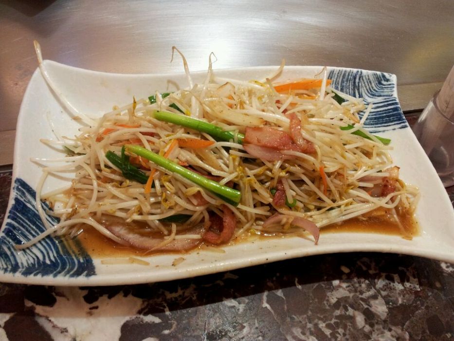 豆芽炒培根 豆芽炒培根