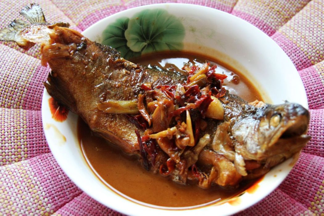 紅燒虹鱒魚 紅燒虹鱒魚