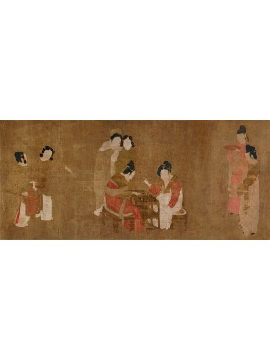 內人雙陸圖(唐代畫家周昉創作的絹本設色畫) 內人雙陸圖(唐代畫家周昉創作的絹本設色畫)