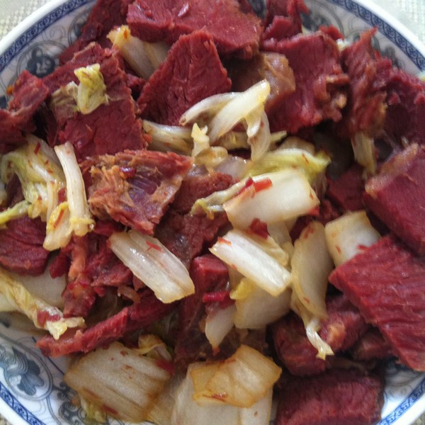 辣白菜燒牛肉