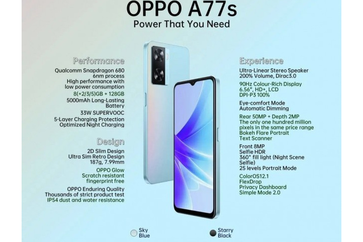 OPPO A77s OPPO A77s