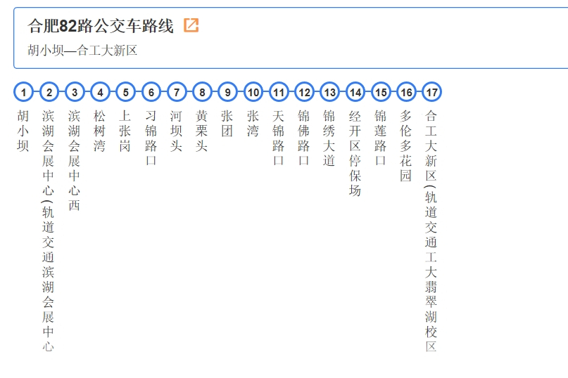 合肥公交82路 合肥公交82路