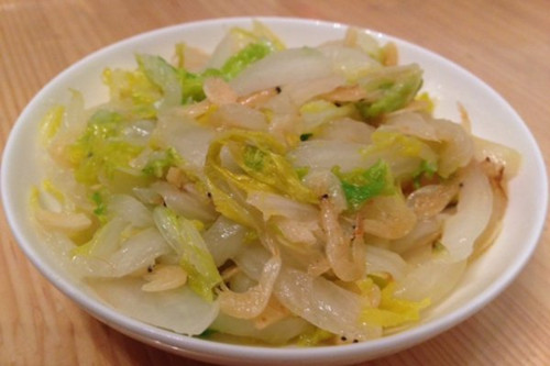 大白菜炒蝦米