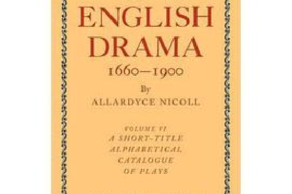 History of English Drama, 1660-1900 7 Volume Set History of English Drama, 1660-1900 7 Volume Set