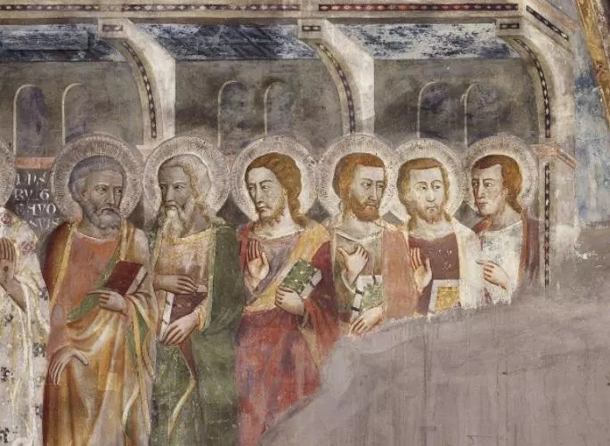 拜占庭壁畫上的使徒聖托馬斯