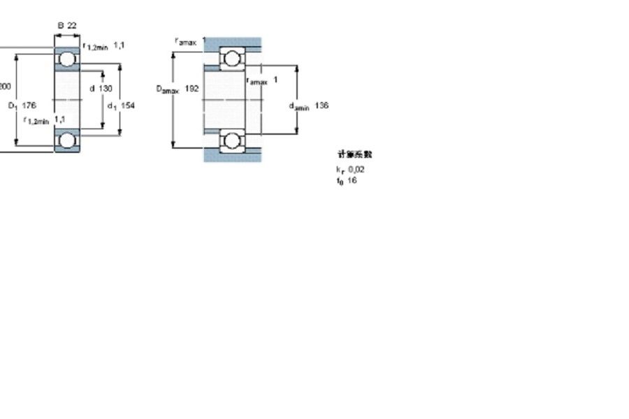 SKF 16026軸承 SKF 16026軸承