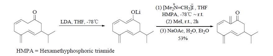 Periplanone C的全合成。
