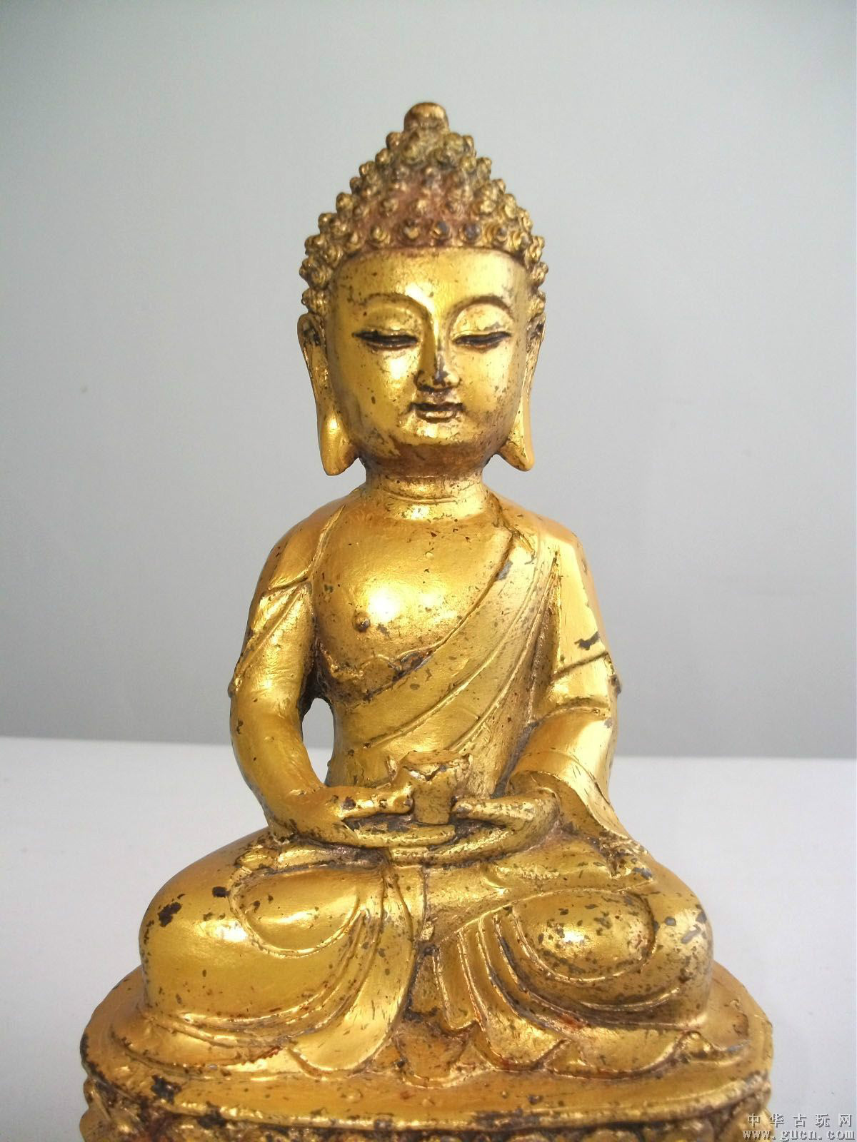 銅鎦金佛祖造像