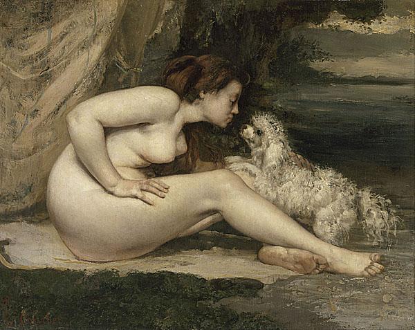 裸女和狗