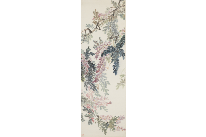 紫藤(湖北美術學院美術館館藏) 紫藤(湖北美術學院美術館館藏)
