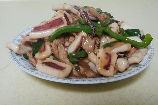 魷魚青蒜 魷魚青蒜