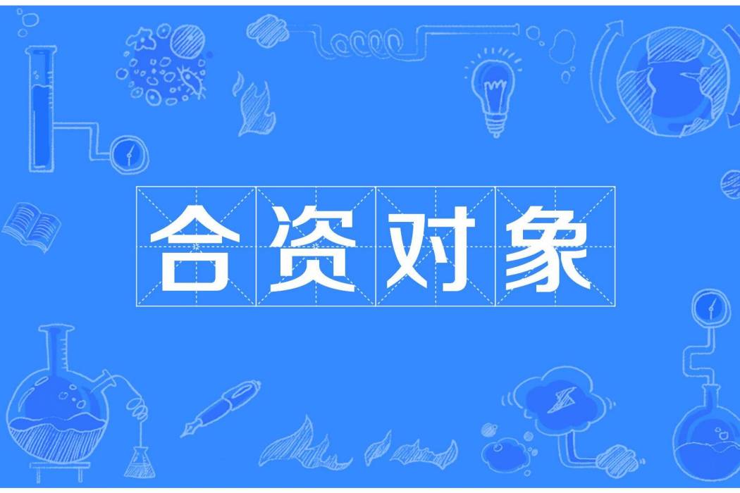 合資對象 合資對象
