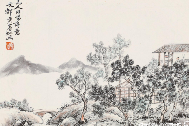 元人詩意圖 元人詩意圖