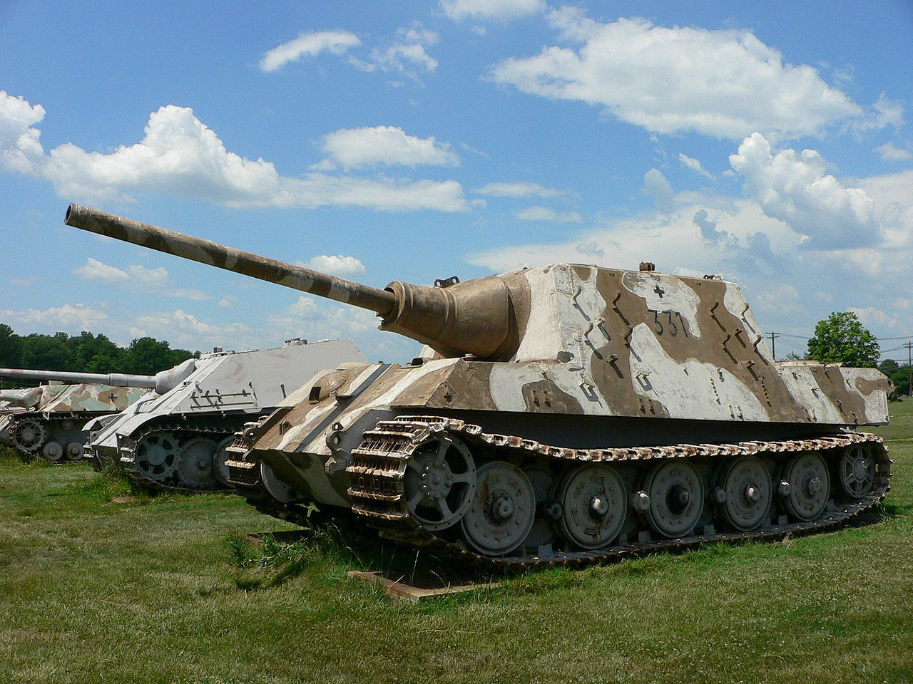 博物館裡的“獵虎”重型坦克殲擊車
