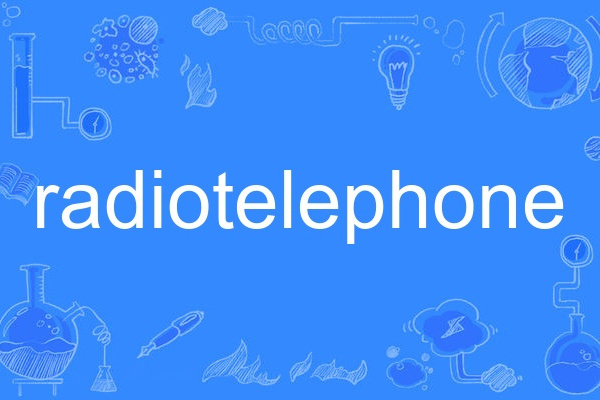 radiotelephone radiotelephone