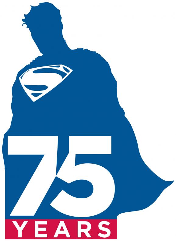 紀念“超人”誕生75周年Logo
