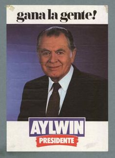 1989年，艾爾文競選總統時的競選海報