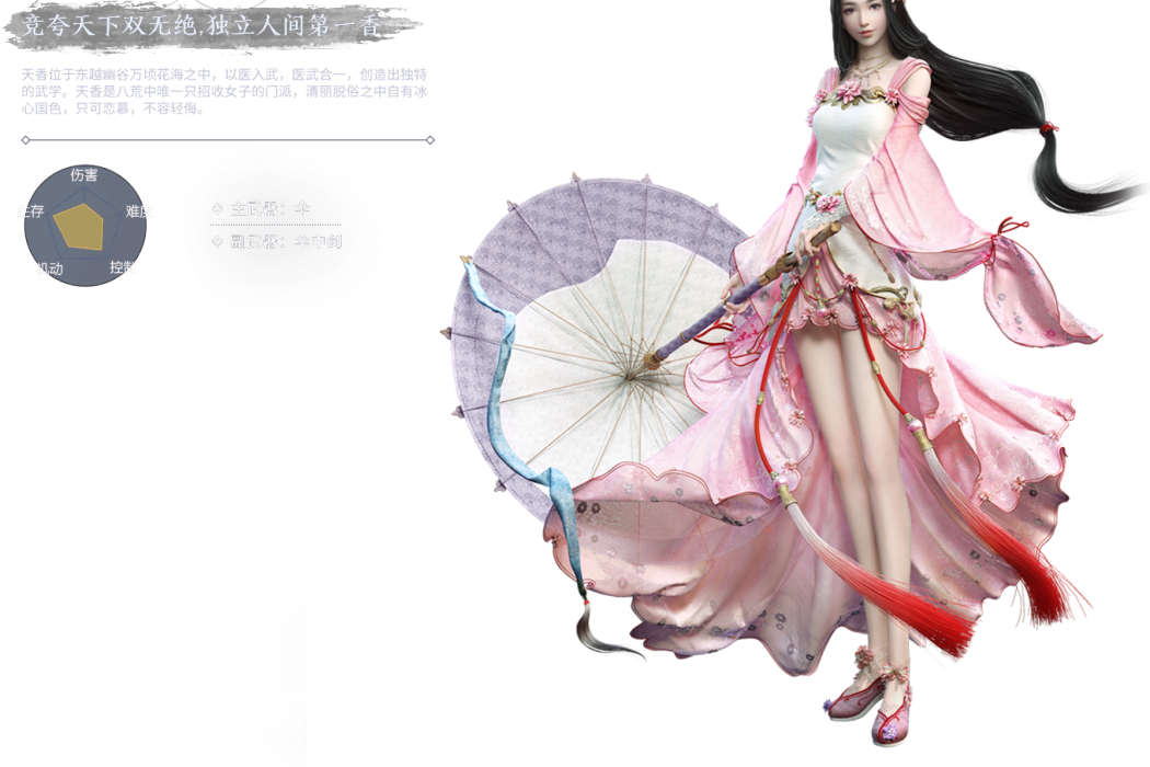 天香(《天涯明月刀》手遊里的門派職業)
