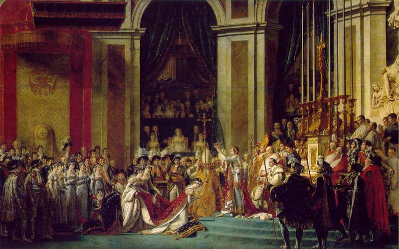 拿破崙一世加冕大典(同名油畫)