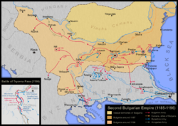 1196年的第二保加利亞帝國