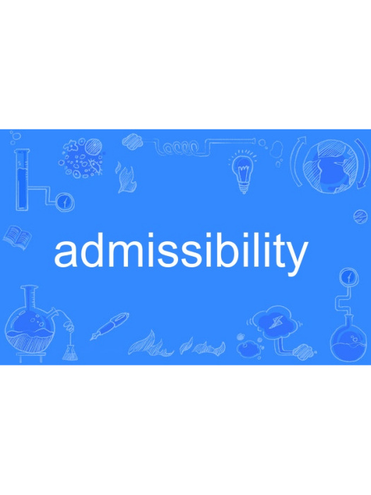 admissibility admissibility