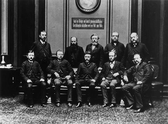 1889年的社會民主黨代表們