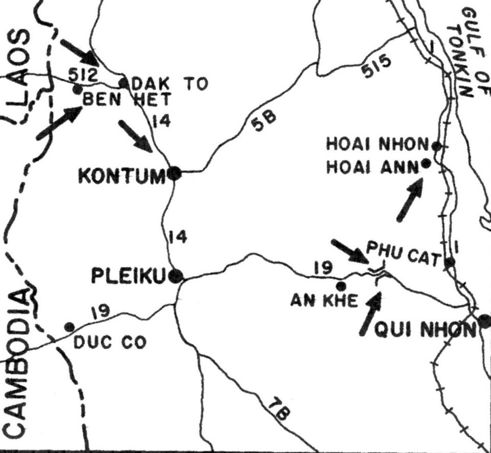 圖片：北越軍隊對南越第2軍的進攻