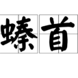 螓首 螓首