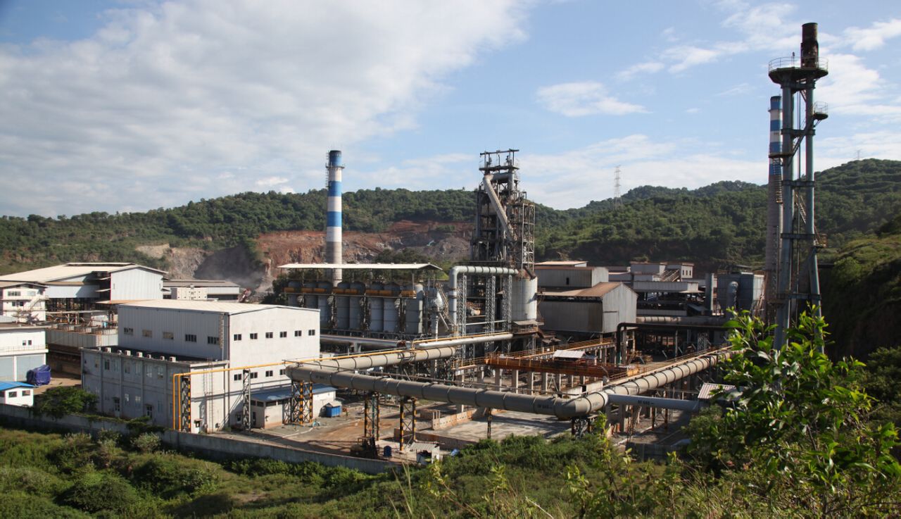2012年蘇鋼投資建設印尼第一座高爐全貌