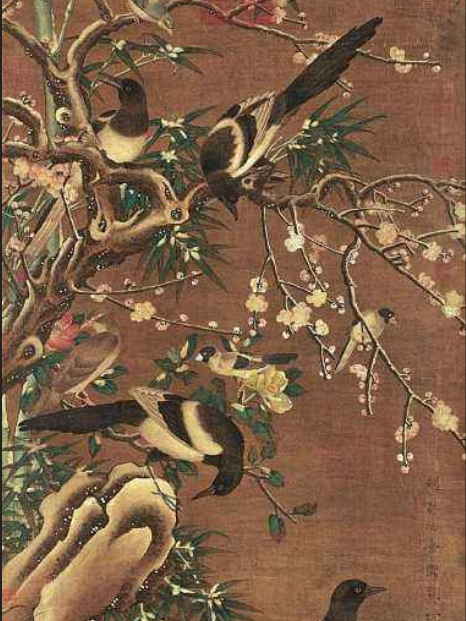 四喜圖(北宋趙昌創作淡設色畫) 四喜圖(北宋趙昌創作淡設色畫)