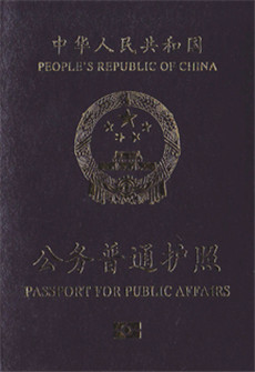 公務普通護照（電子護照）