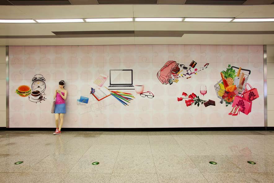 《花樣年華》——草橋站公共藝術品
