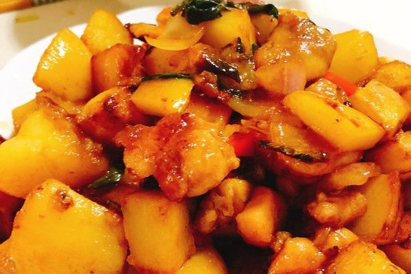 土豆三杯雞 土豆三杯雞