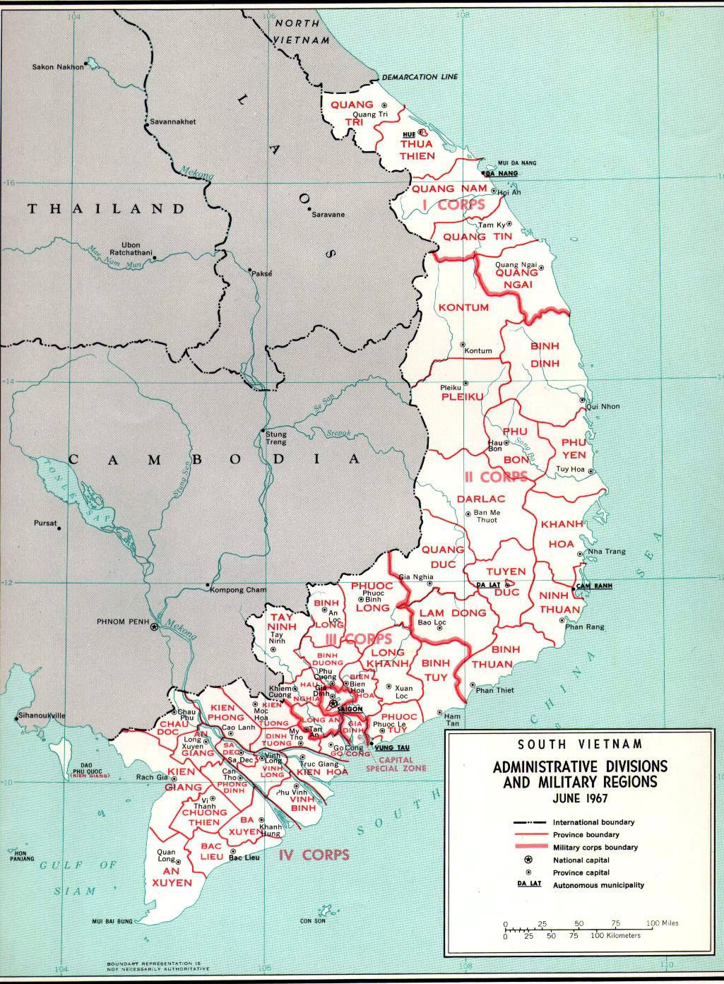 越南共和國地圖