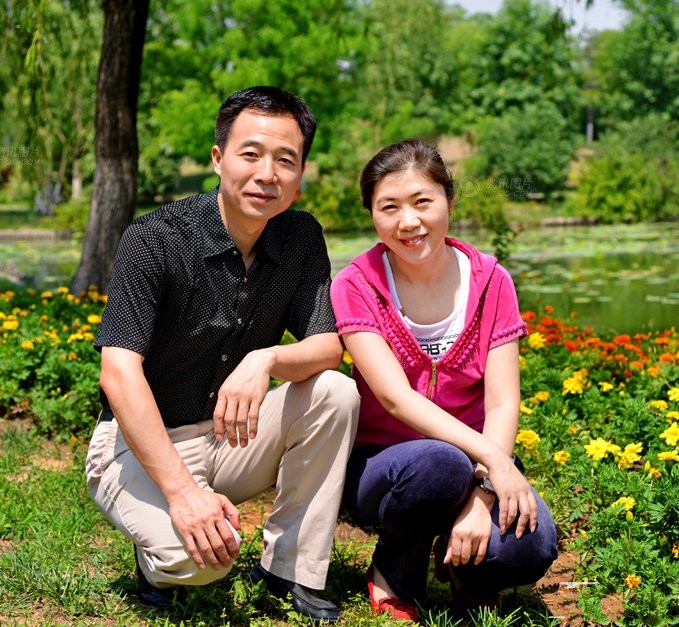 景海鵬與妻子
