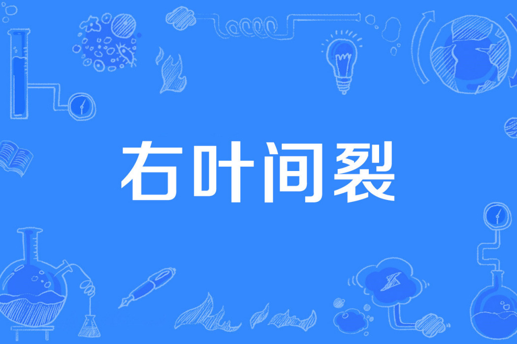 右葉間裂 右葉間裂