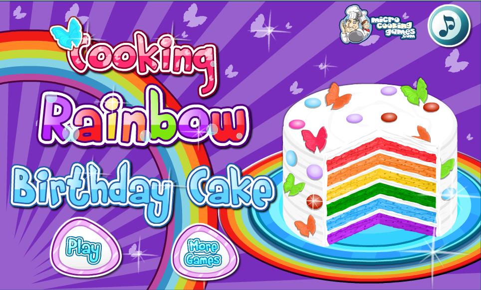 好吃的彩虹蛋糕