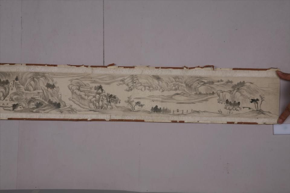 山水圖(清代戴熙創作的收藏於重慶中國三峽博物館的紙本畫)