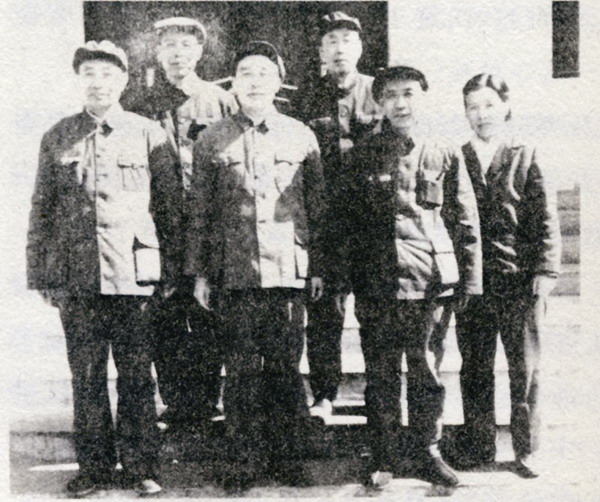 1982年老同志相聚，左三是孟憲德